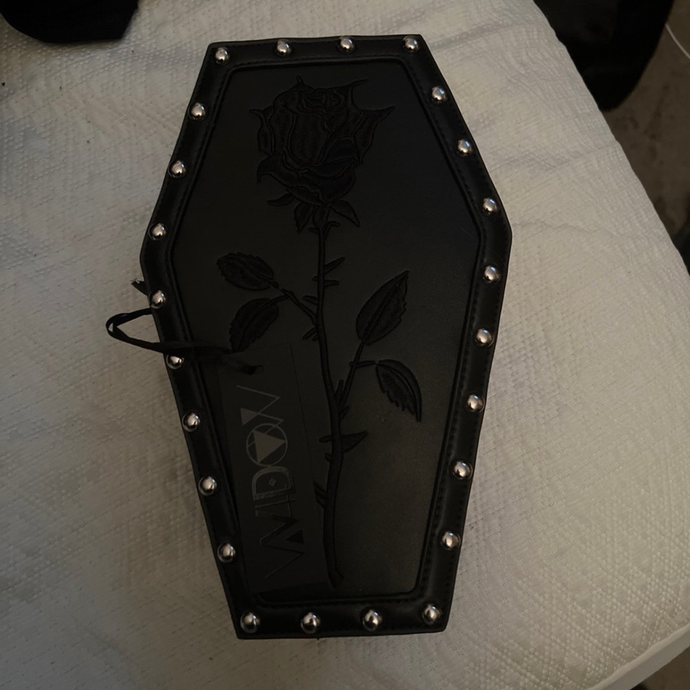Dolls Kill Black Coffin Backpack